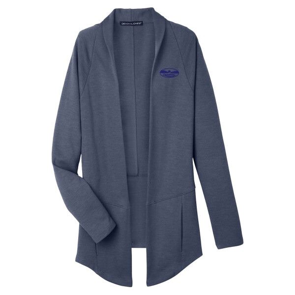Ladies Classic Cardigan - Navy Thumbnail