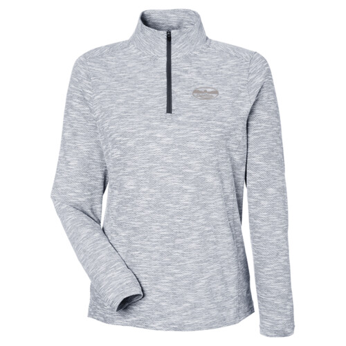 Eclipse Jacquard Quarter-Zip Pullover - Ladies Thumbnail